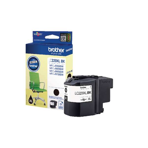 Brother LC229XLBK High Capacity Black Ink Cartridge