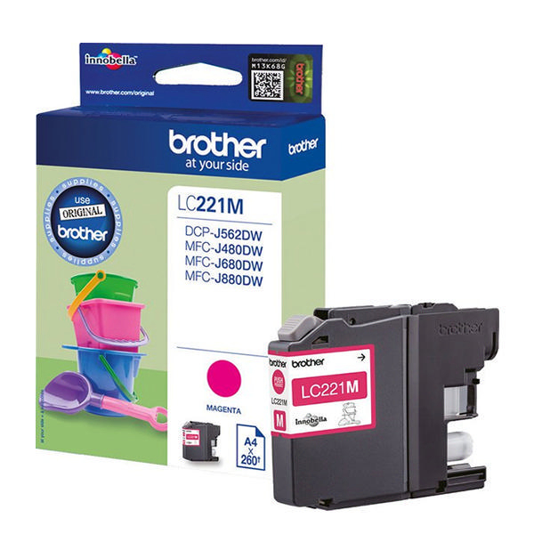 Brother LC221M Standard Yield Magenta Ink Cartridge