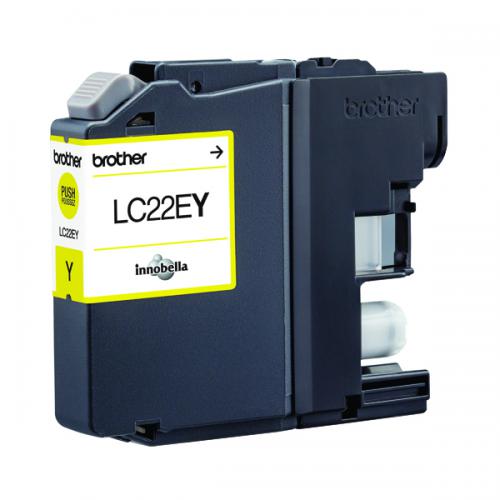 Brother Inkjet Cartridge Yellow LC22EY