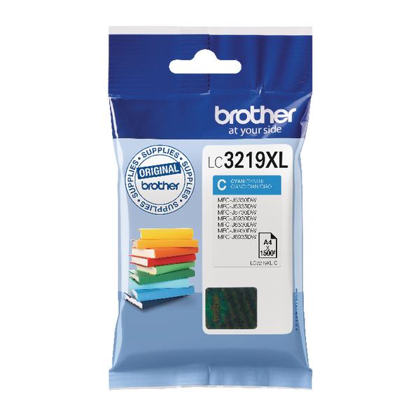 Brother LC3219XLC High Yield Cyan Inkjet Cartridge