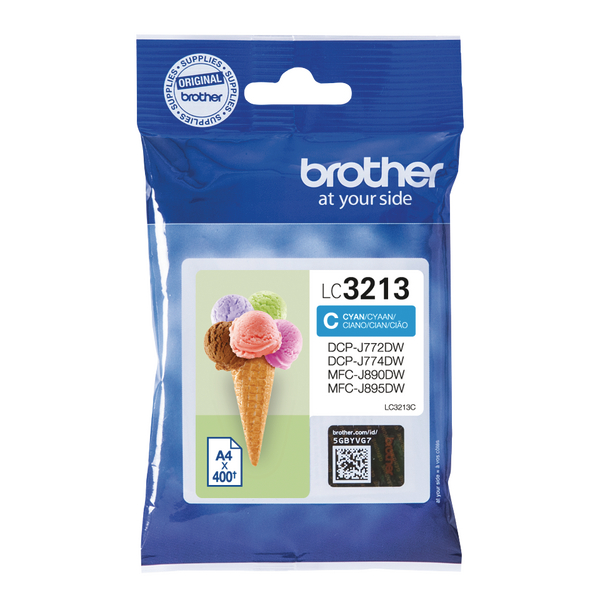 Brother LC3213C Cyan High Yield Ink Cartridge