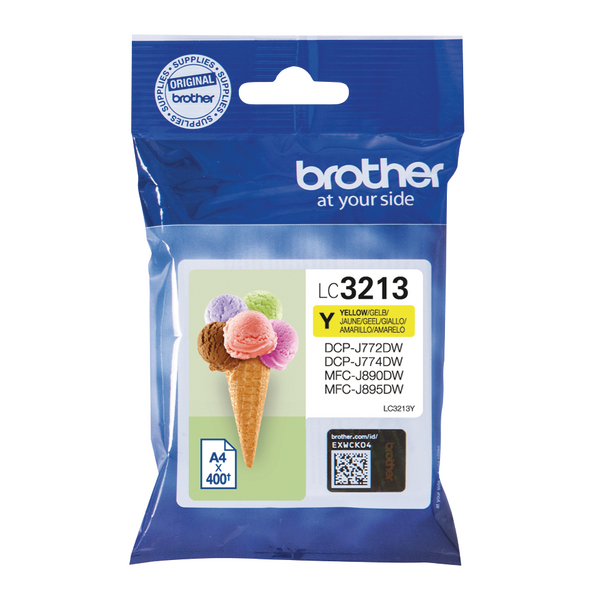 Brother LC3213Y Yellow High Yield Ink Cartridge
