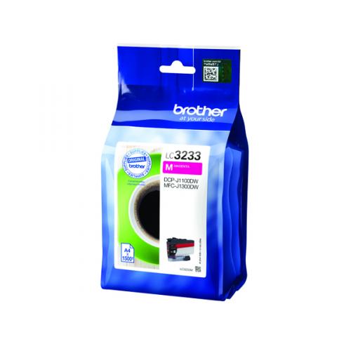 Brother LC3233m Magenta Ink Cartridge 1500 Pages