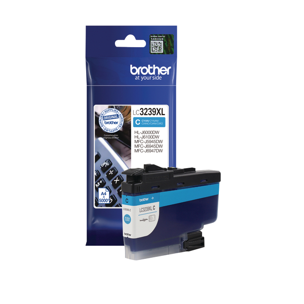 Brother LC3239XLC Cyan Inkjet Cartridge