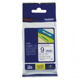 Brother P-Touch TZ Tape 9mm Blue on White