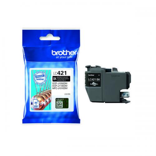 BROTHER LC421BK Black Ink Cartridge