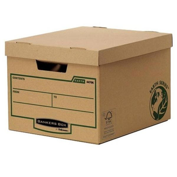 Fellowes Earth Series Storage Box Brown [Pack of 10]
