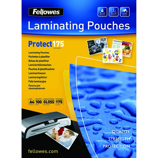 Fellowes Laminating Pouch A4 350 micron [Pack of 100] 5308703