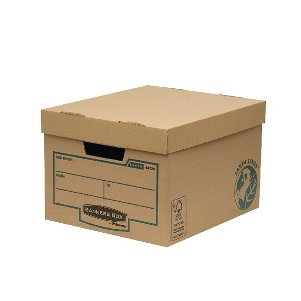 Bankersbox Earth Series Budget Storage Box [Pack of 10]