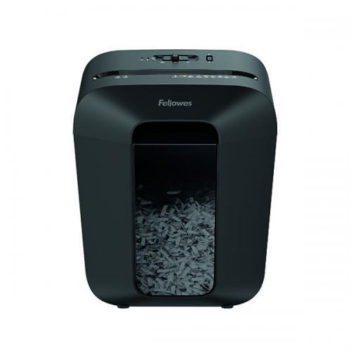 Fellowes Powershred LX45 Cross-Cut Shredder Black