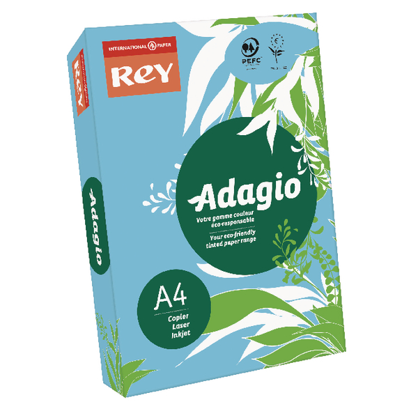 Adagio Card A4 160g Blue [Pack of 250]