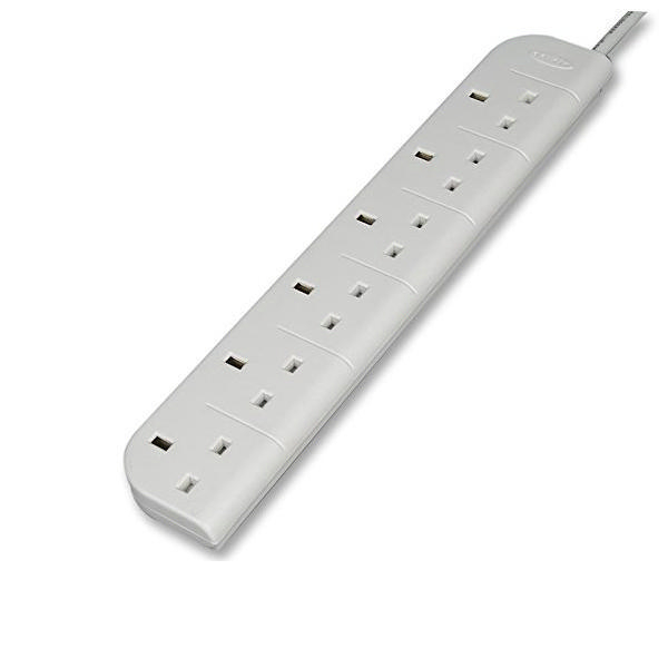 Belkin 6-Way Economy Surge Protection 3m Cable
