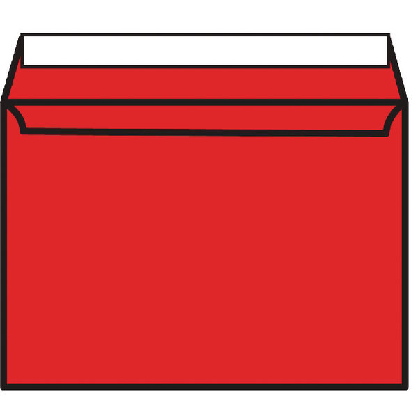 Blake Colour Envelopes Pillar Box Red C5 [Pack of 250]