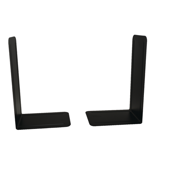 Giant Metal Bookends 215mm Black [Pack of 2]