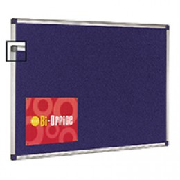Bi-Office Felt Notice Board Blue 1800x1200mm