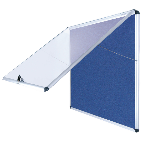 Bi-Office Fire Retardant Display Case 8xA4 Blue