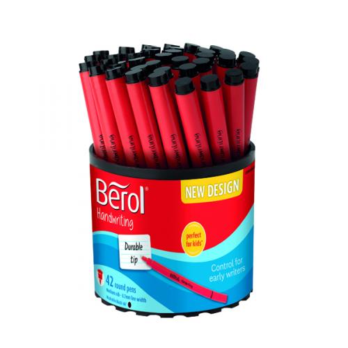 Berol Handwriting Pen Black [Pack of 42]