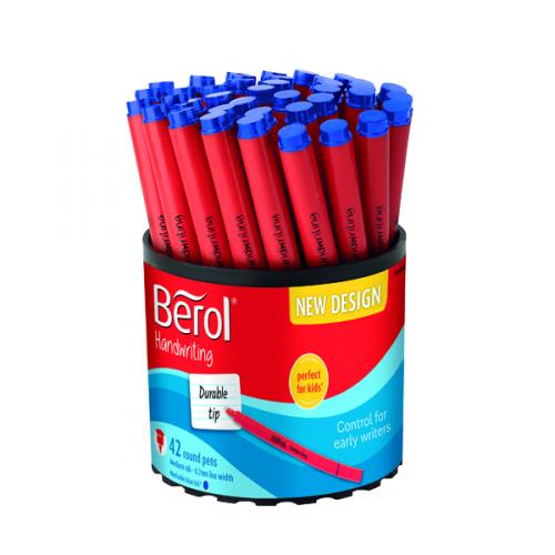 Berol Handwriting Pen Blue [Pack of 42]