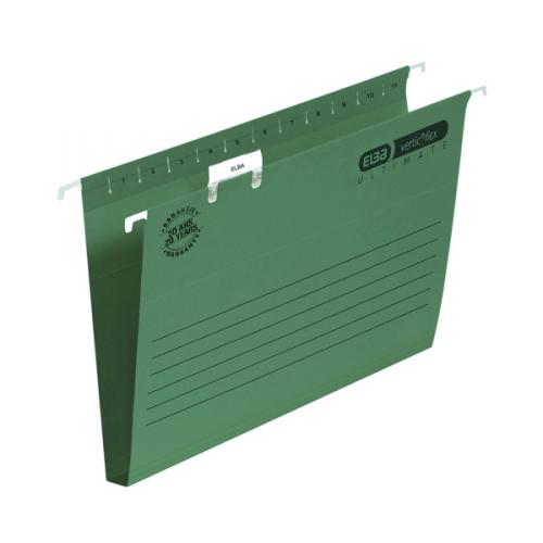 Elba Ultimate Verticlex Suspension File 30mm Foolscap Green [Pack of 50]