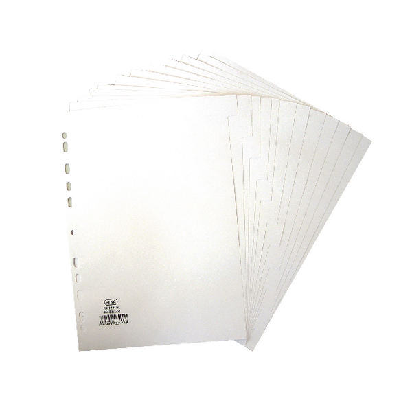 Elba White Card Divider 12 Part