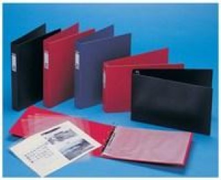 Elba Vision A3 Upright Ring Binder Blue alternative image 3