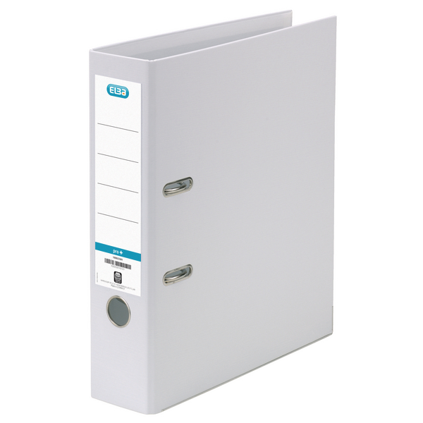 Elba Lever Arch File Plastic A4 70mm White