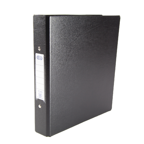 Elba A5 Ring Binder 2 O-Ring Black [Pack of 10]