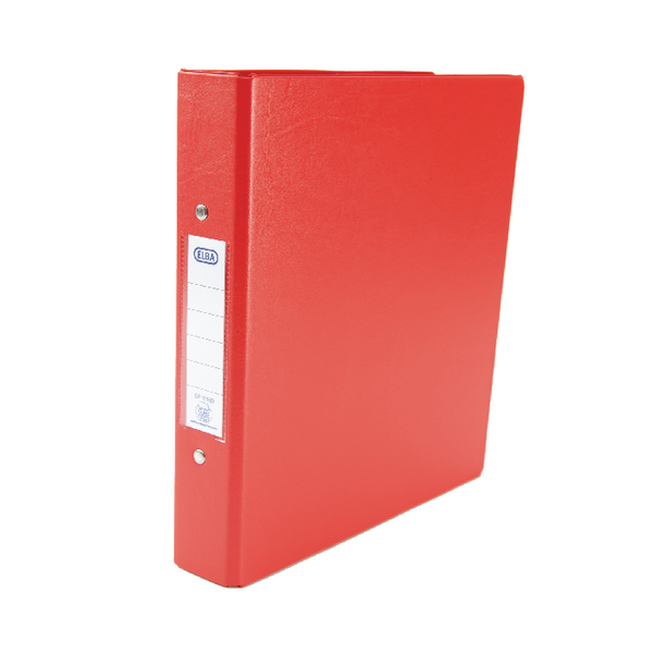 Elba A5 Ring Binder 2 O-Ring Red [Pack of 10]