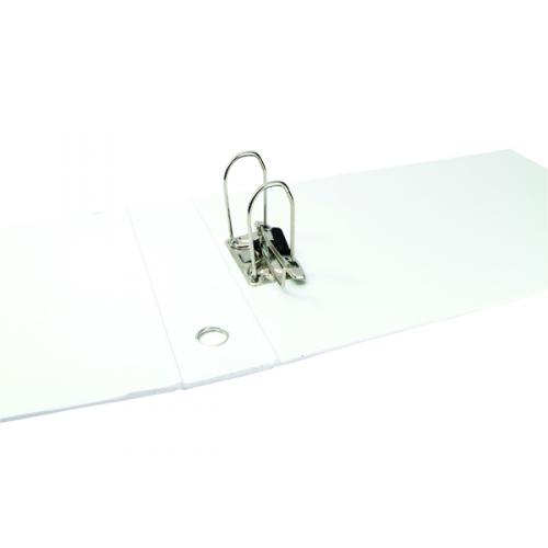 Elba Lever Arch PVC Oblong 75mm A3 White [Pack of 2]
