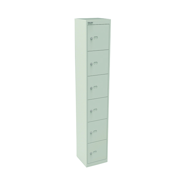 Bisley 6 Door Locker 305mm Goose Grey