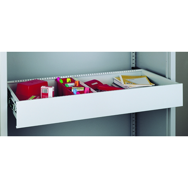 Bisley Rollout Drawer 4 Inch Light Grey
