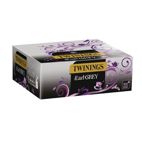 Twinings Earl Grey String and Tag Tea Bags [Pack of 100]