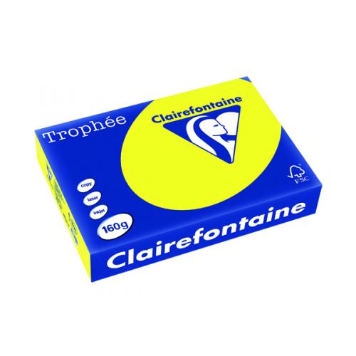 Trophee Card A4 160g Intensive Yellow [Pack of 250]
