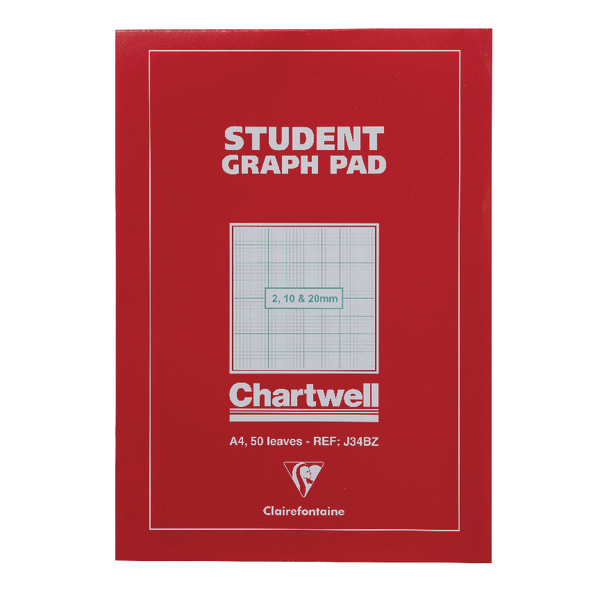 Chartwell Graph Pad A4 in 2mm, 10mm and 20mm