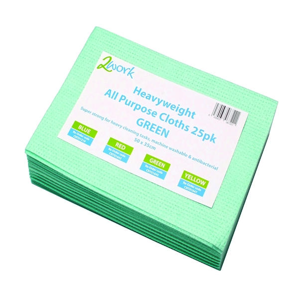 Heavyweight Cloth Green [Pack of 25]