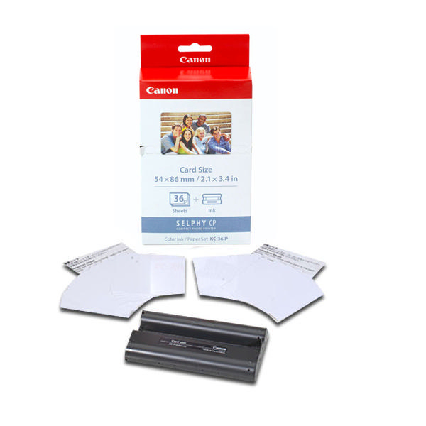 Canon KC36IP Credit Card Size Paper and Ink Set