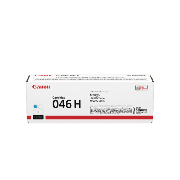 Canon 046 Laser Printer Toner Cyan High Yield 1253C002
