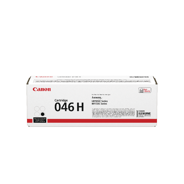 Canon 046 Laser Printer Toner Black High Yield 1254C002 1254C002
