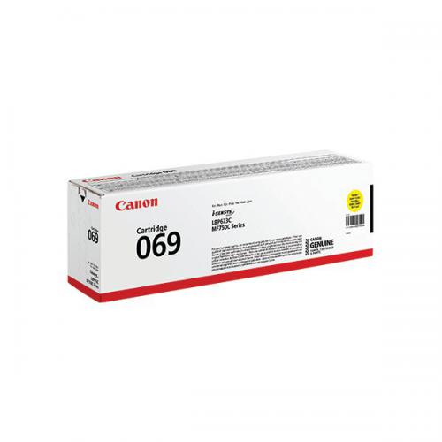 Canon 069 Laser Toner Cartridge Yellow 5091C002