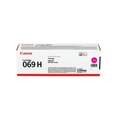 Canon 069 Laser Toner Cartridge High Yield Magenta 5096C002