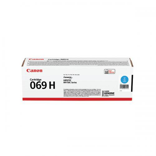 Canon 069 Laser Toner Cartridge High Yield Cyan 5097C002