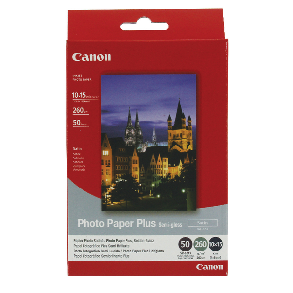 Canon SG201 10x15cm Semigloss Photo Paper
