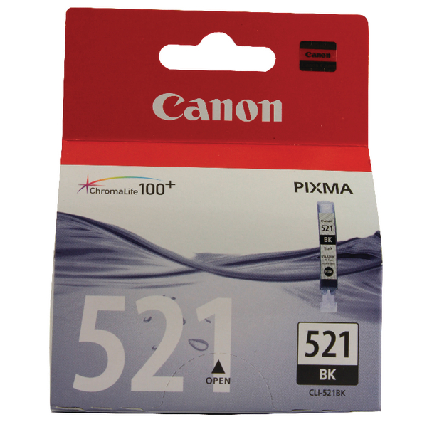Canon CLI521BK Black Ink Cartridge