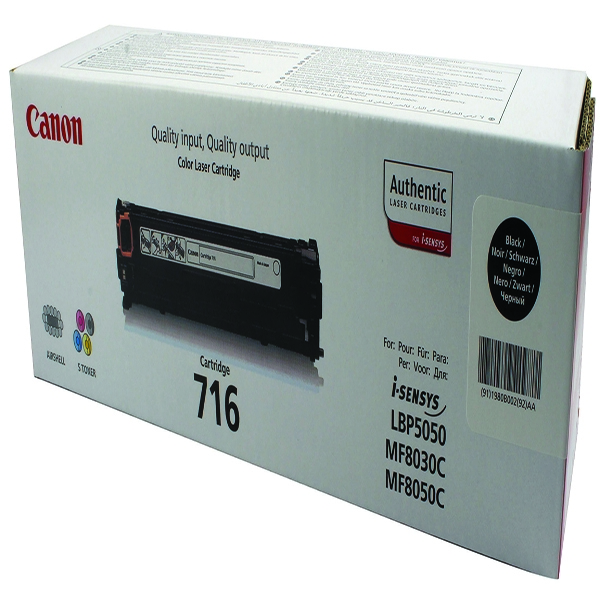 Canon 716 Black Toner Cartridge