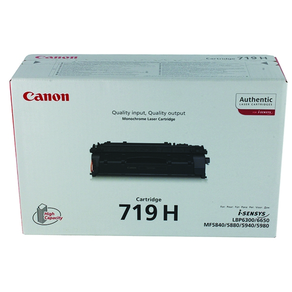Canon 719H High Capacity Black Toner