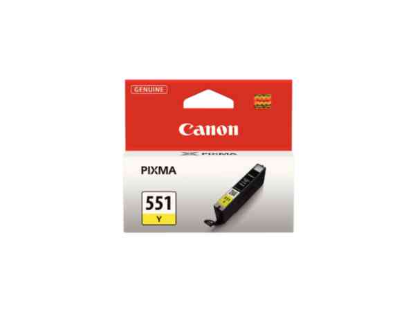 Canon CLI551Y Yellow Inkjet Cartridge