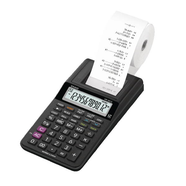 Casio HR-8RCE Printing Calculator Black