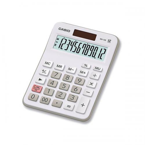 Casio MX-12B Desk Calculator White