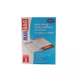 County Mail Bag Small 160x230mm [Pack of 5x10]