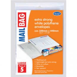 County Mail Bag Large 320x440mm [Pack of 5x10]